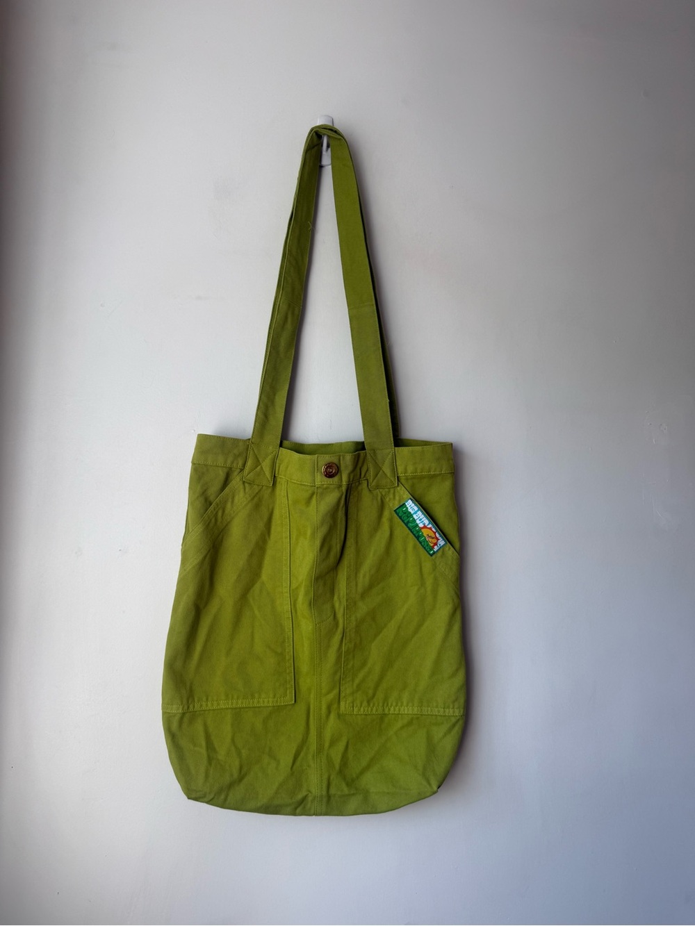 Big Bud Press Repurposed Gross Green Tote Bag